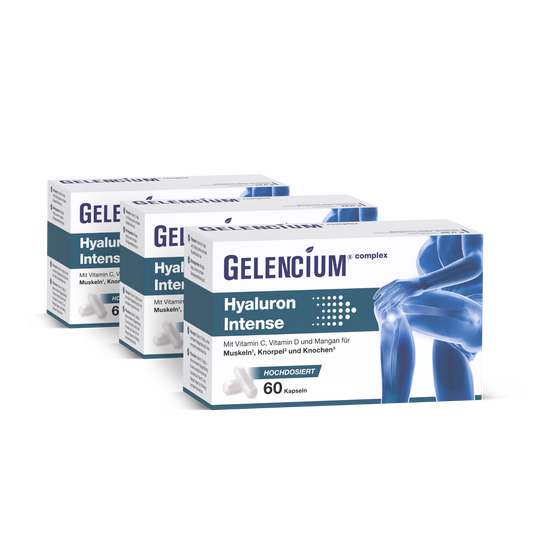 3x GELENCIUM Hyaluron Intense