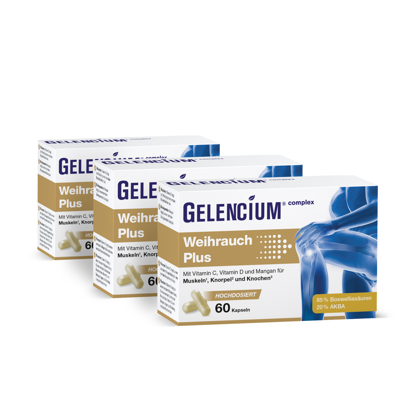 3x GELENCIUM Weihrauch Plus