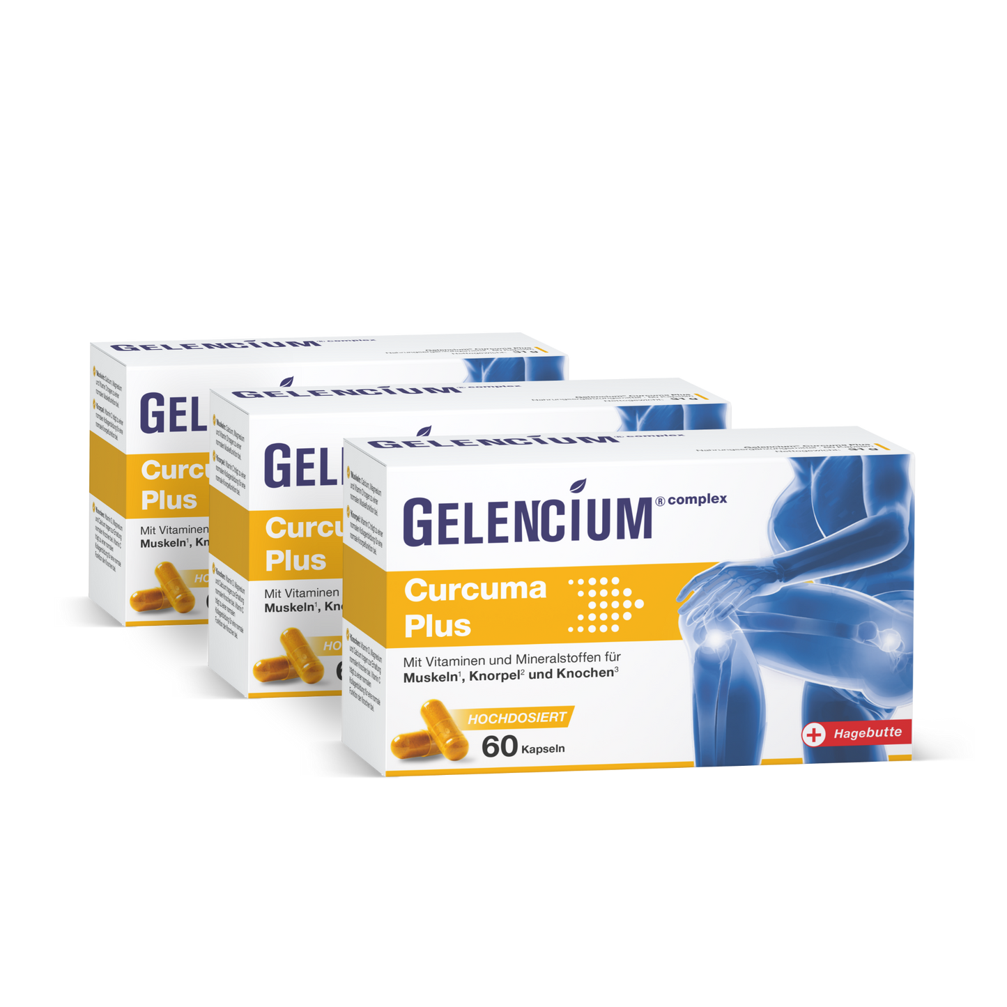 3x GELENCIUM Curcuma Plus